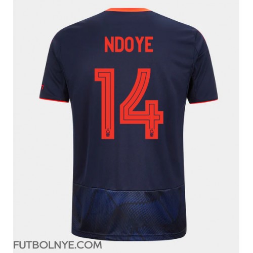 Camiseta Nottingham Forest Dan Ndoye #14 Tercera Equipación 2025-26 manga corta Camiseta Nottingham Forest Dan Ndoye #14 Tercera Equipación 2025-26 manga corta